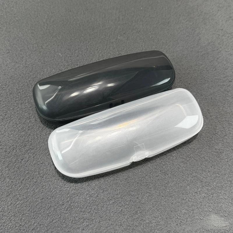 Plastic Glasses Protective Case Universal Size Portable Hard Eyeglasses Box Fit Most Sunglasses Reading Glasses for Commute Hiking