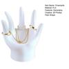 Hand Jewelry Display Holder 3D Printed Palm Shape Jewelry Organizer Stand Compact Desktop Storage Rack for Rings Necklaces Bracelets Art Decor Gift