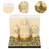 Time Piece Calendar 3D Art Guanyin Buddha Birthday Gift, Memo Pad Desk