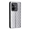 For Realme GT 7 5G Case Wallet Rhombus Imprinted Leather Phone Cover