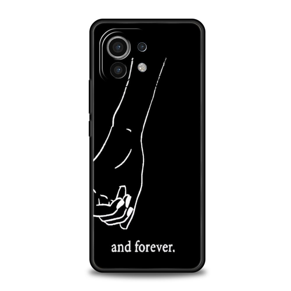 Phone Case For Xiaomi Mi 15 14 14T 13T 12T Pro 12 13 11 Lite 5G 11T X6 X5 Pro Soft TPU Cover Couple Cartoon Aesth Sun Moon