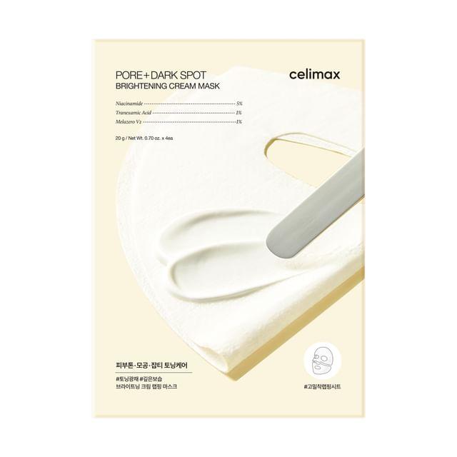 celimax - Pore+ Dark Spot Brightening Cream Mask Set 20g x 4 sheets