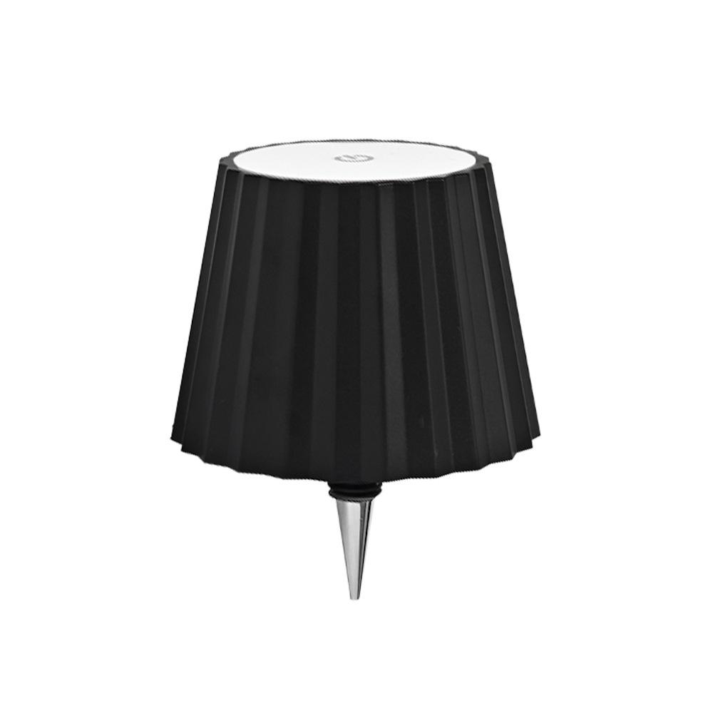 LED Wine Bottle Base Rechargeable Desk Led Lamp Battery Operated Bar Restaurant Dining Mushroom Lamp Holders Night Light Decor