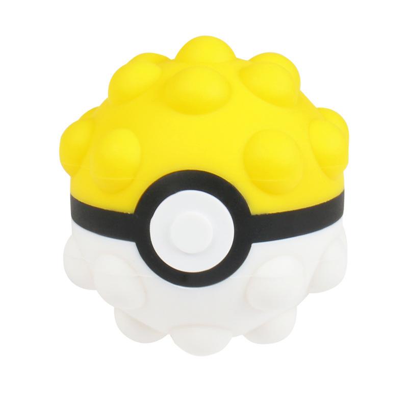 Decompression Toys 6Styles Cute Poke Ball Pinching Chronic Rebound Toys Small Unzip Ball Portable Play Children Gifts