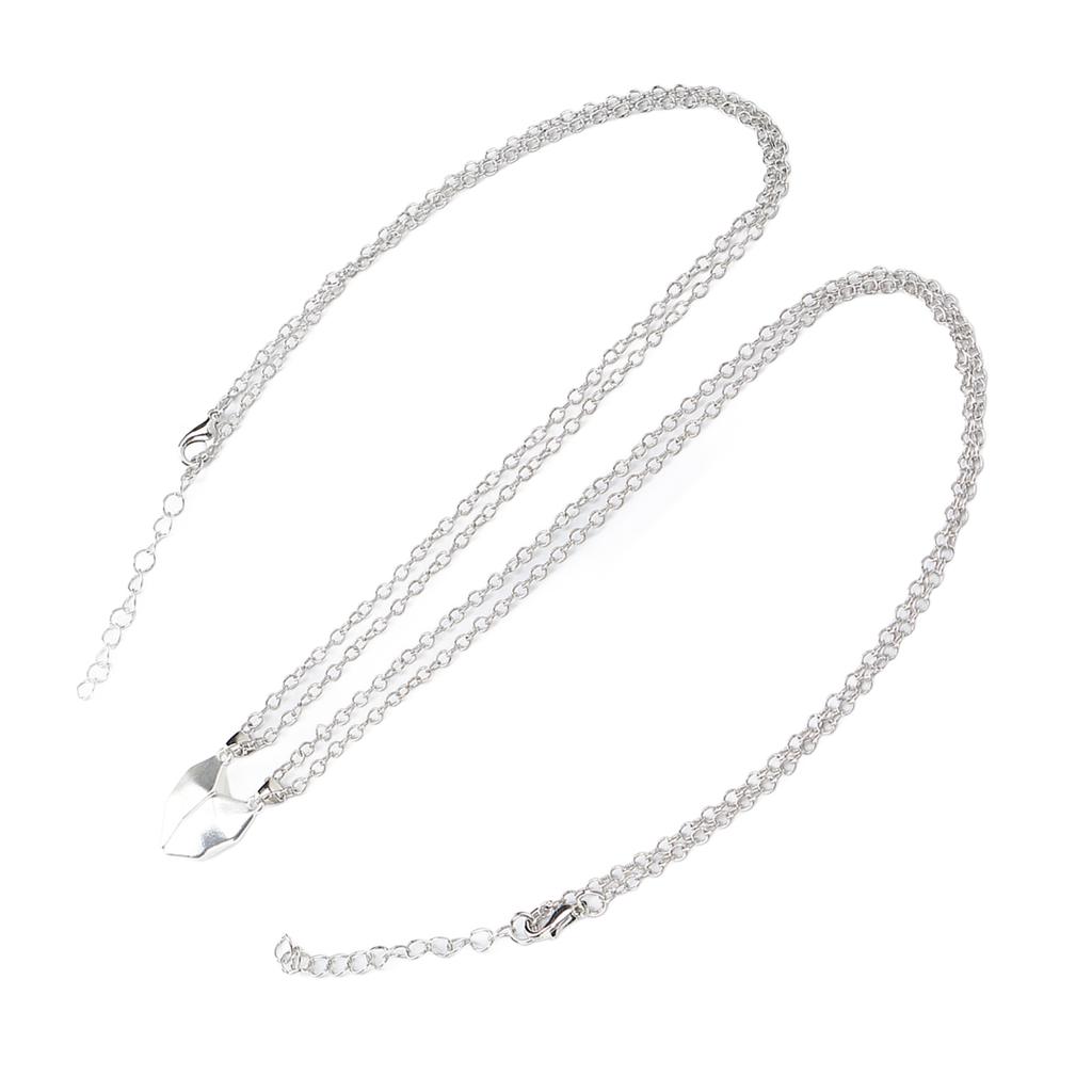 Couples Necklace Adjustable Size Magnetic Design Fine Workmanship Heart Shaped Matching NecklaceCombination 3