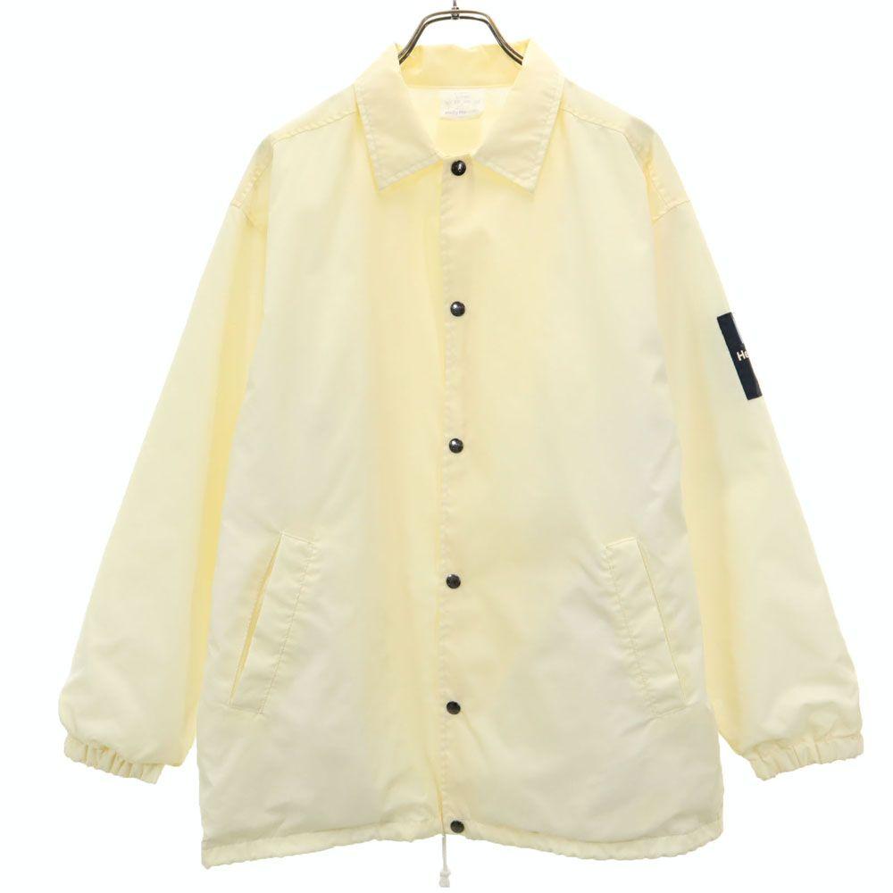 Helly Hansen 80s Vintage Nylon Coach Jacket L Ivory Back Brushed Men's Used