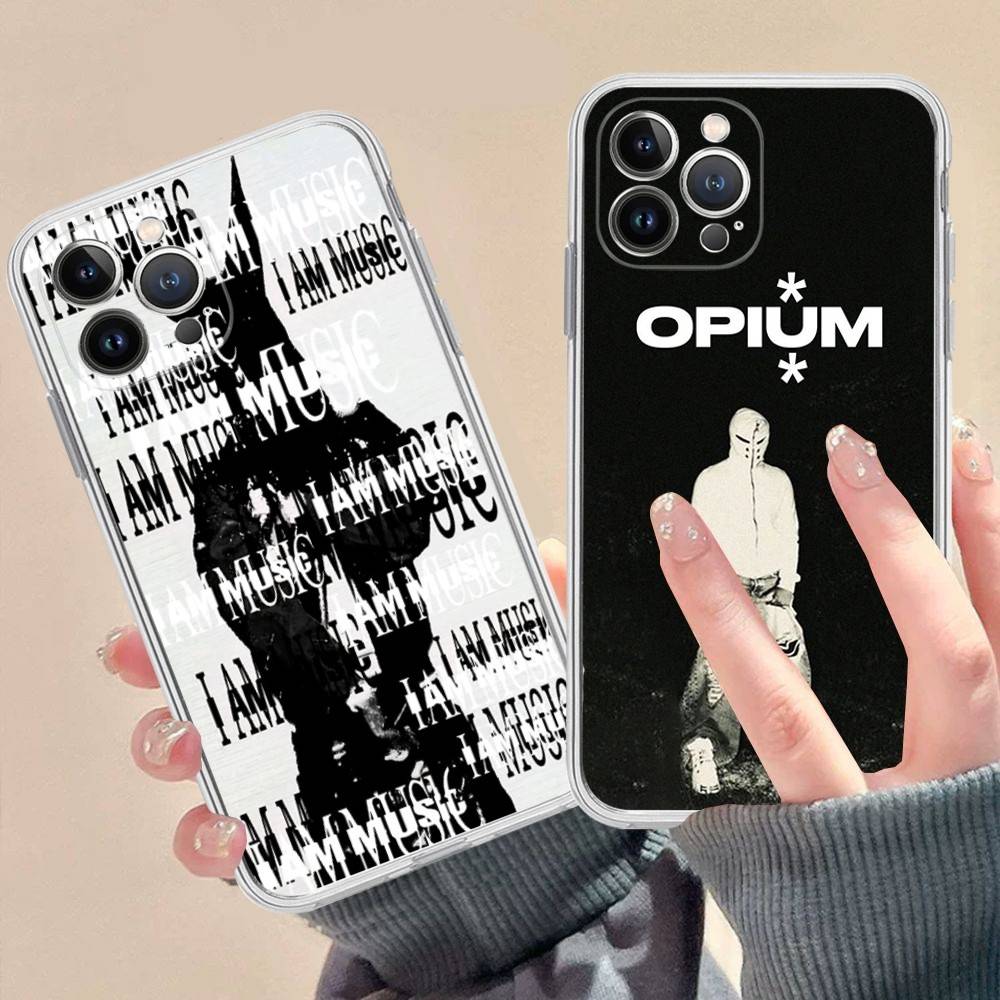 O-Opium Rap Playboi Carti For IPhone 17 16 15 14 13 12 11 Pro Max Plus Phone Case High End Silicone