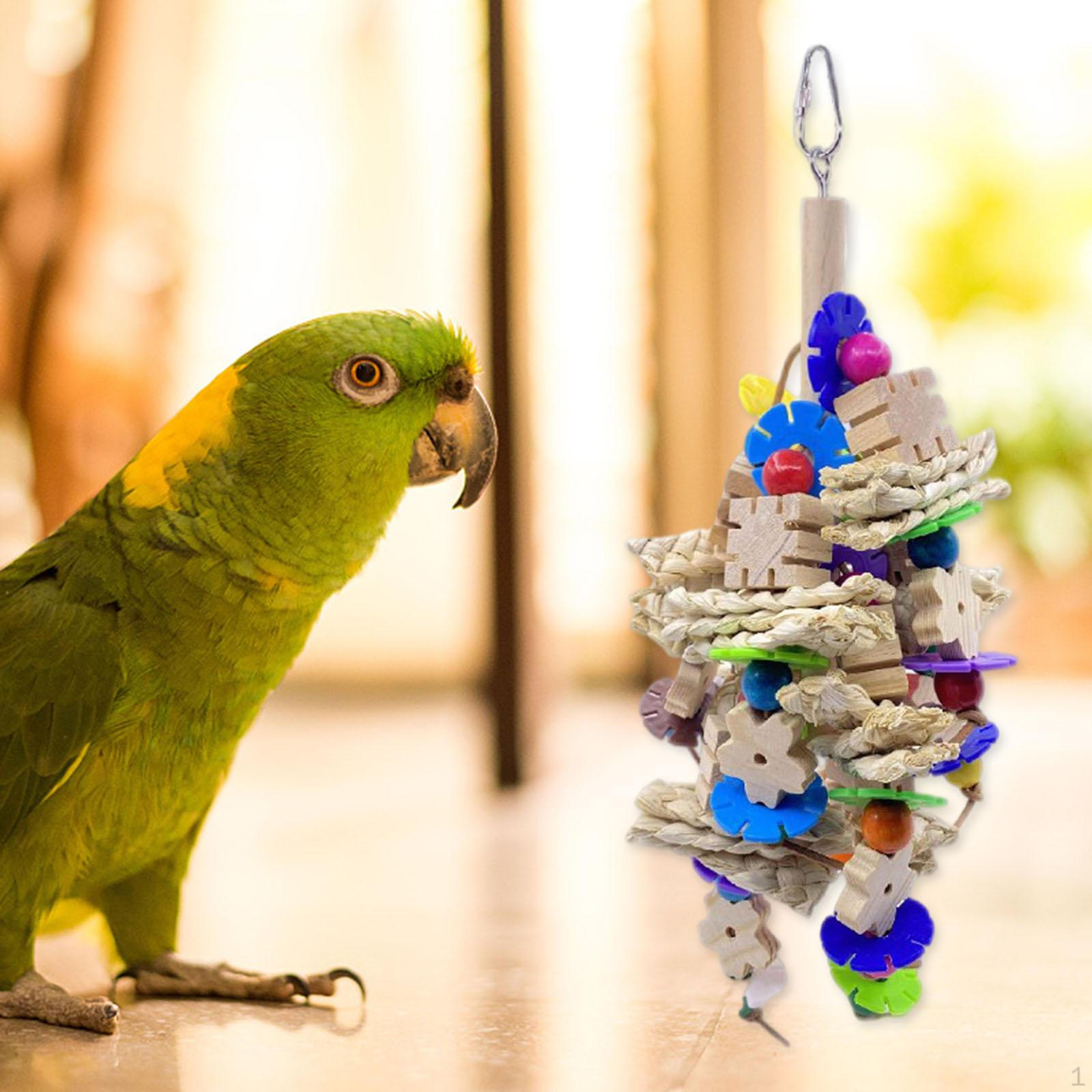 Bird Parrot Chewing Toy Cage Bite suits for Macaws Parrots Home Ornament