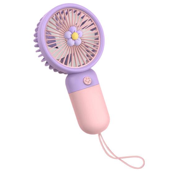 Praktický, kapesně napájený široký ventilátor 250mAh baterie Snížení teploty rozsahu