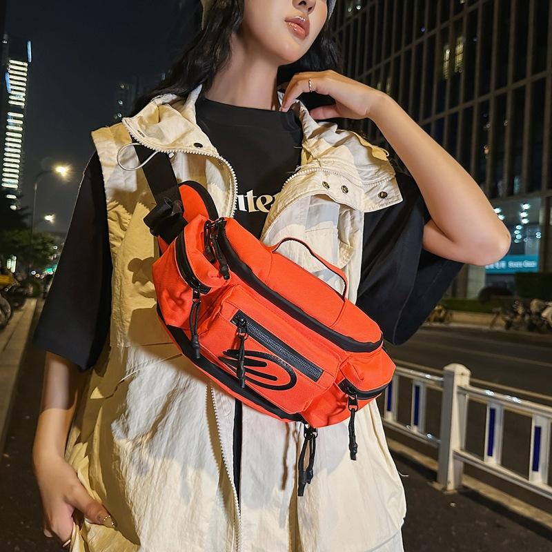 Tooling satchel men's summer trendy light locomotive riding simple fanny pack riding sports messenger bag women