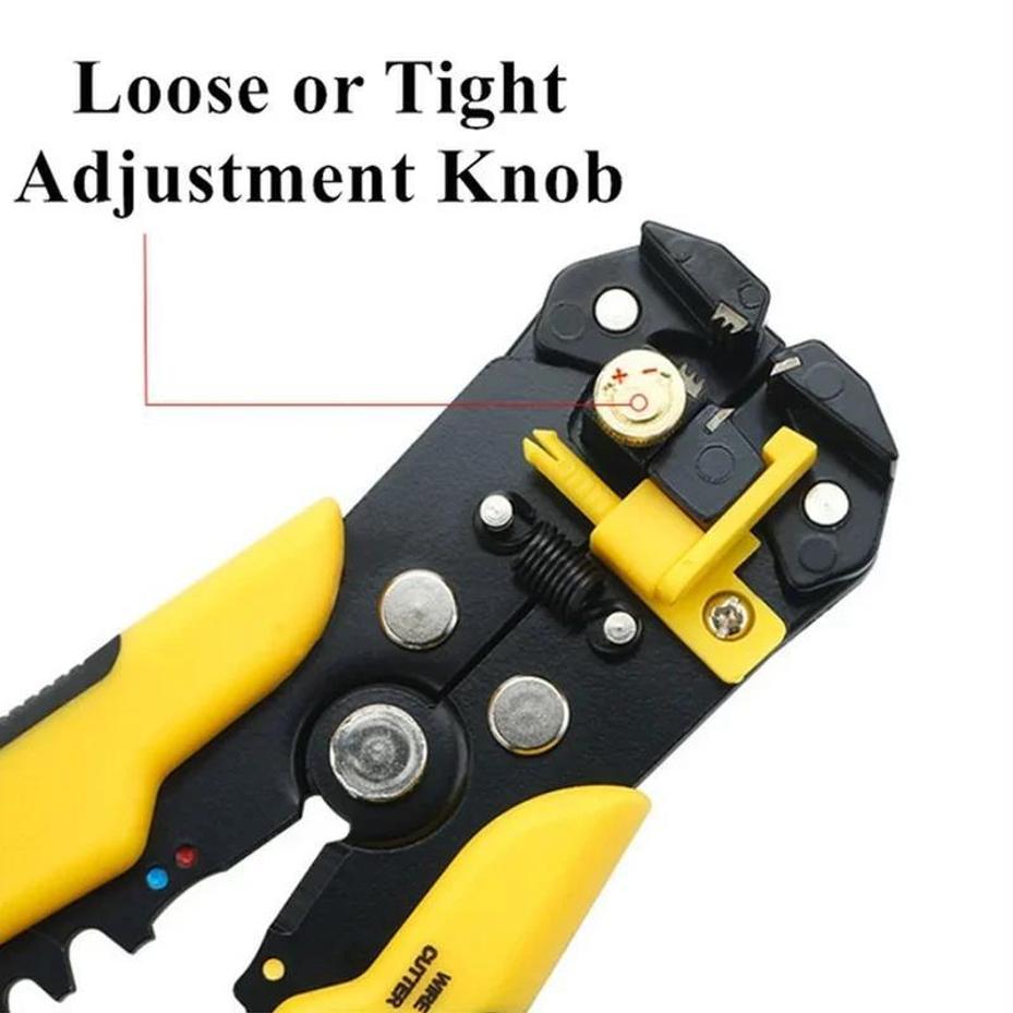 1 Pcs Crimper Cable Cutter Automatic Wire Stripper Multifunctional Stripping Tools Crimping Pliers Terminal Tool