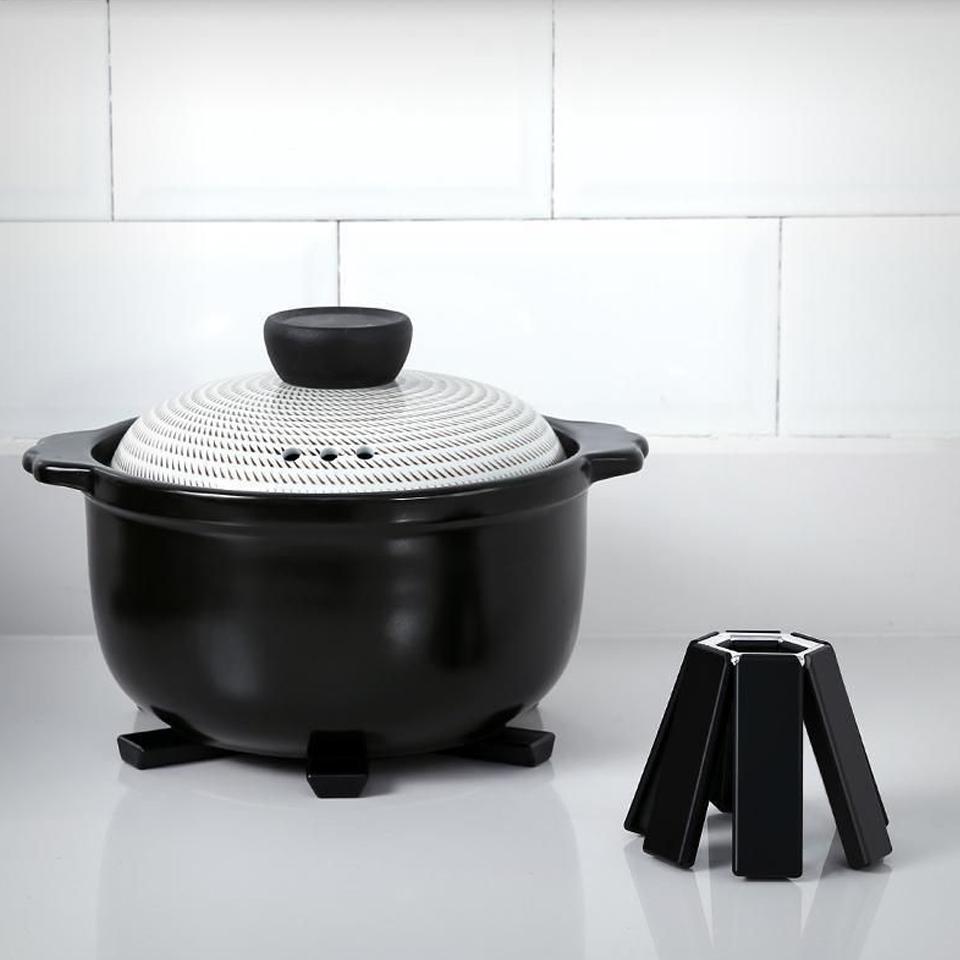 Pot Mat Dish Placemat Coaster Folding Heat Insulation High Temperature Pots And Pans Kitchen Gadgets Tool Accessories for Home