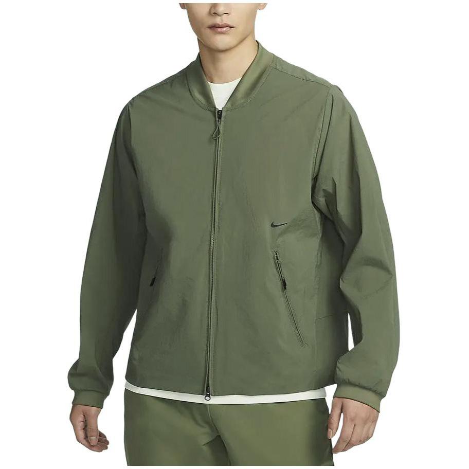 Nike Axis Performance System Wasserdichte Freizeitjacke mit Reißverschluss Herren Jacken Olivgrün FN3007-222