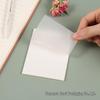 Transparent Colored PET Sticky Notes - Reusable, See-Through, Fluorescent Index Stickers