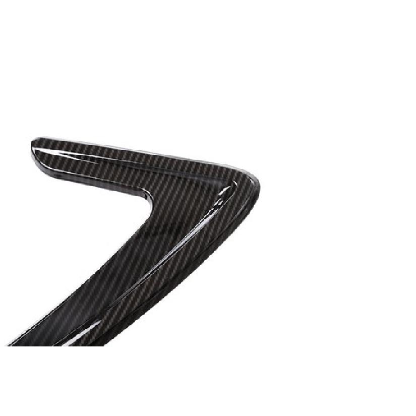 For 3-18 BMW 3Series F30 Fender Side Air Vent Outlet Cover Trim Carbon Look ABS