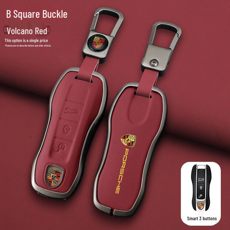Porsche Key Case for New Macan, Cayenne, Panamera, 911, Maca, 718