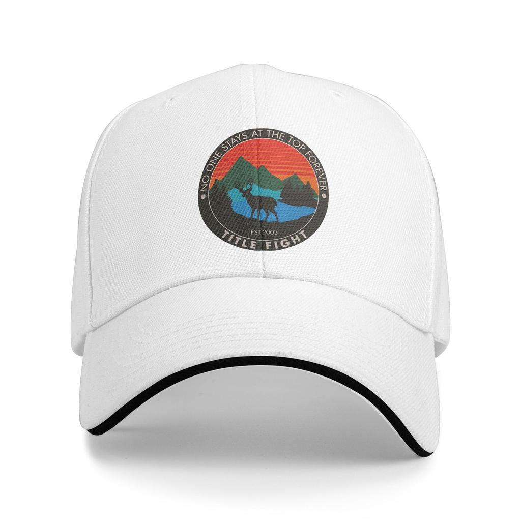 Title Fight Band Baseball Cap Casual Trucker Hat Summer Men Adult Outdoor Sport Snapback Cap