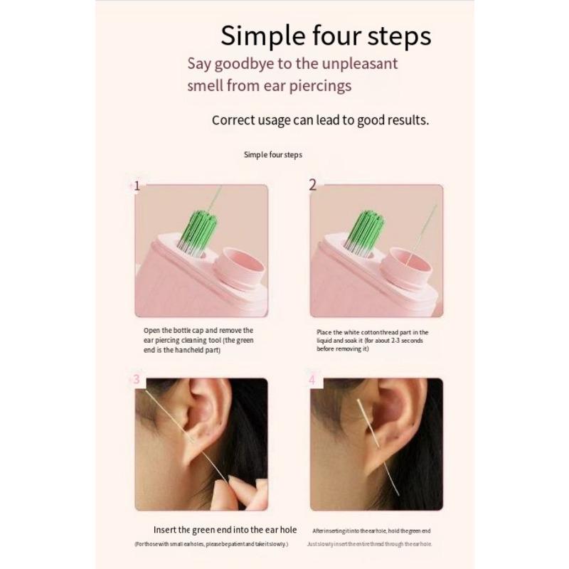 1PACK suitcase, ear hole cleaning, earphone cleaning, ear hole cleaning, anti-blocking, odor removal, ear washing artifact