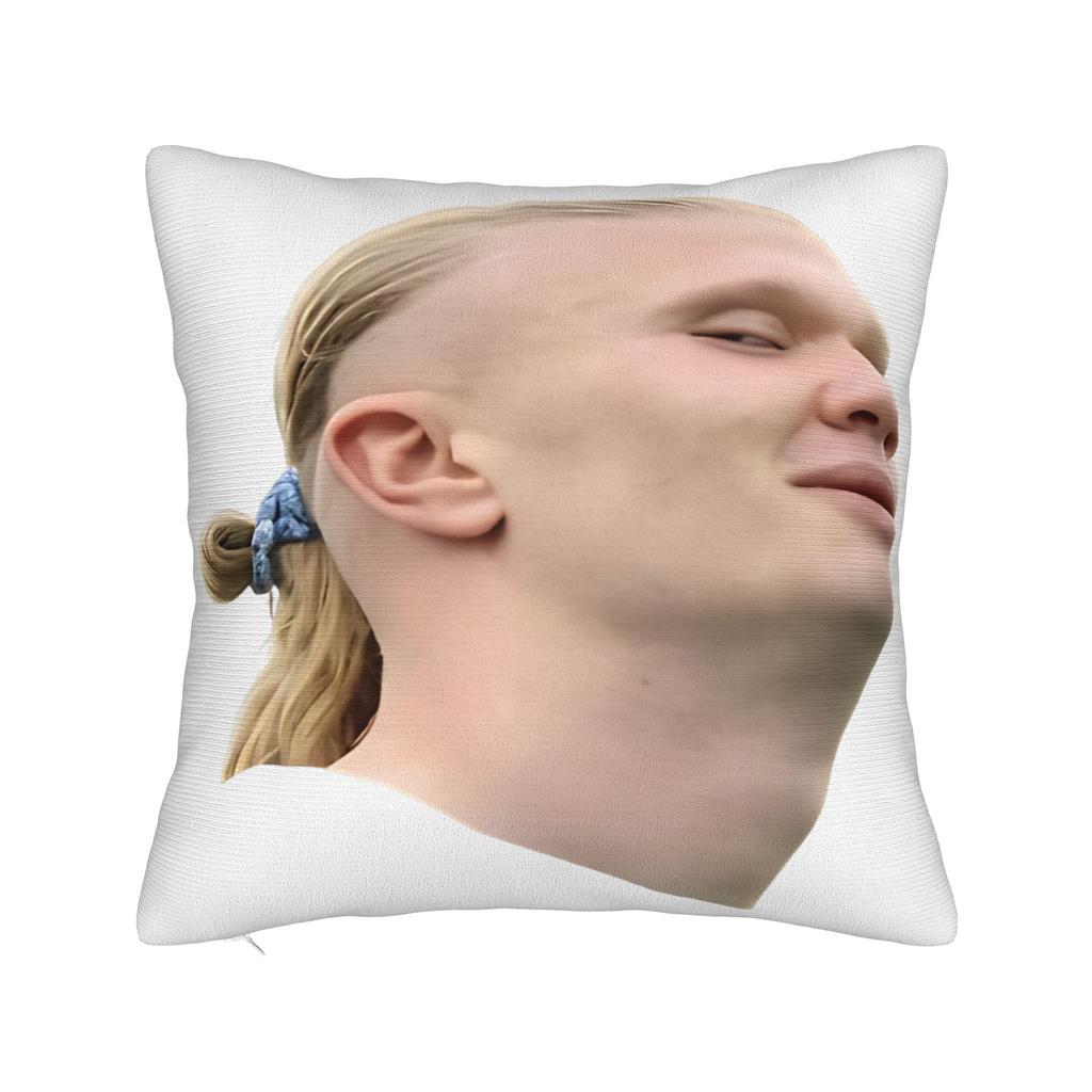 Erling Haaland record breaker Pillow Cover Comfy Cushion Cover Novelty Pillow Case For Living Room Sofa