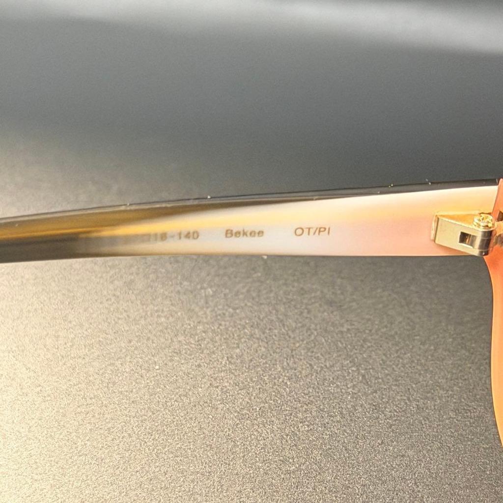 Used Made In Japan Oliver Peoples Bekee Double Cell Tortoiseshell Pink Sunglasses