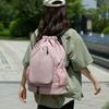 Large Capacity Badminton Sports Bag 2 Rackets Drawstring Fitness Bag  Men and Women