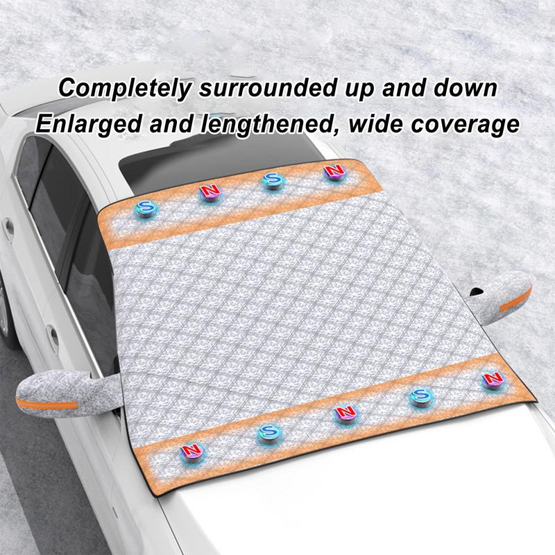 For Car Automotive Snow Covers Waterproof Winter Windshield Cover For Snow Ice Frost Cover Mirrors Winter Protectors Reflective