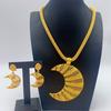 2026 Schmuckset für Damen Halskette Ohrringe Zweiteiliges Set Afrika Dubai Mode Schmuckset