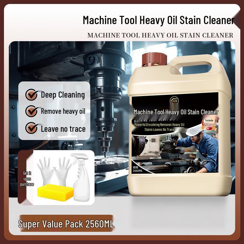 Industrial Heavy-Duty Oil Stain Remover and Degreaser for Machine Tools