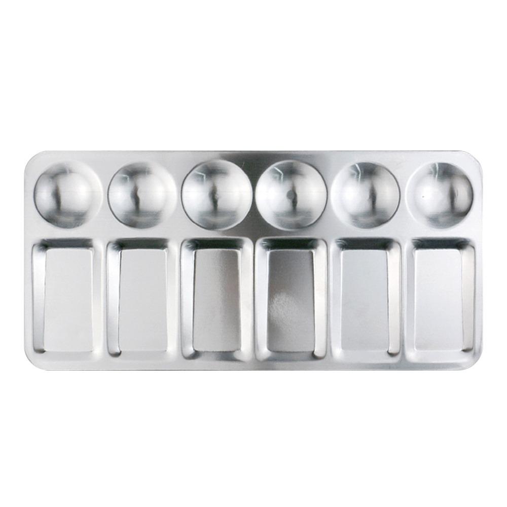 Metal Painting Color Palette 6/10/12 Wells Mixing Paint Tray Durable Art Paint Tray  School Office