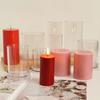 Clear Candlestick Molds Cylindrical Candle Mould for Church Christmas Wedding Dinner Valentine Day Home Decoration