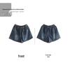 Women's Summer Korean Denim Shorts with Big Pockets - Loose, Slimming, Age-Reducing, Versatile, Wide-Leg, Plus-Size, Elastic Waist