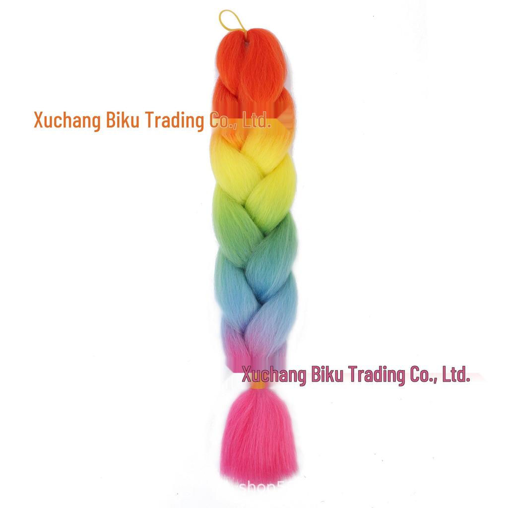 Three, Four, Five-Color Gradient High-Temp Fiber Jumbo Braid Material