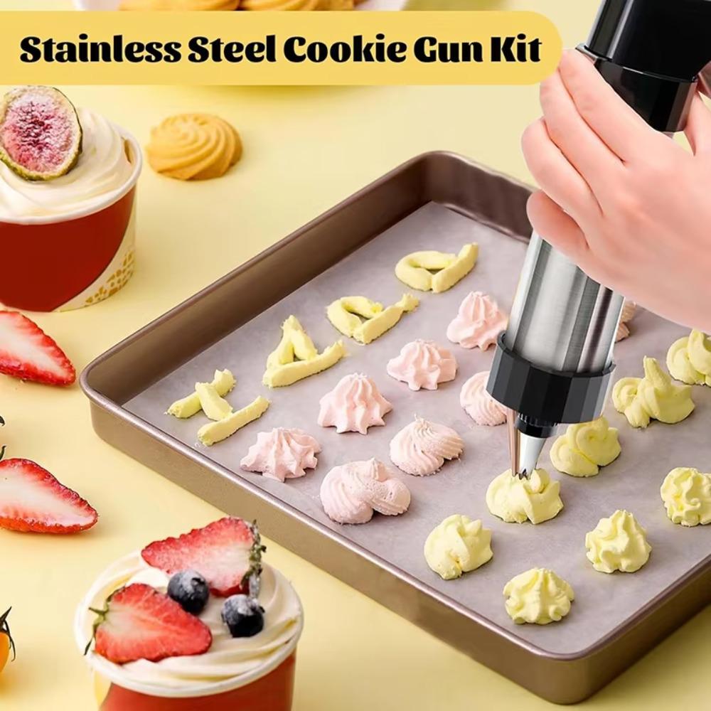 Manual Operation Cookie Making Machine DIY Cookie Press Kit Biscuit Tools Set  Bakery Shop