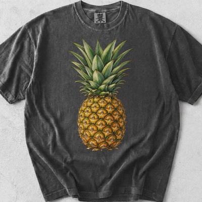 Vintage Botanical Pineapple Shirt, Tropical Fruit Cottagecore Tee