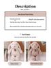 Bangbang Rabbit Plush Toy - Cute Lop-Eared Rabbit Teddy Bear Doll, Perfect Qixi Gift for Children and Girls