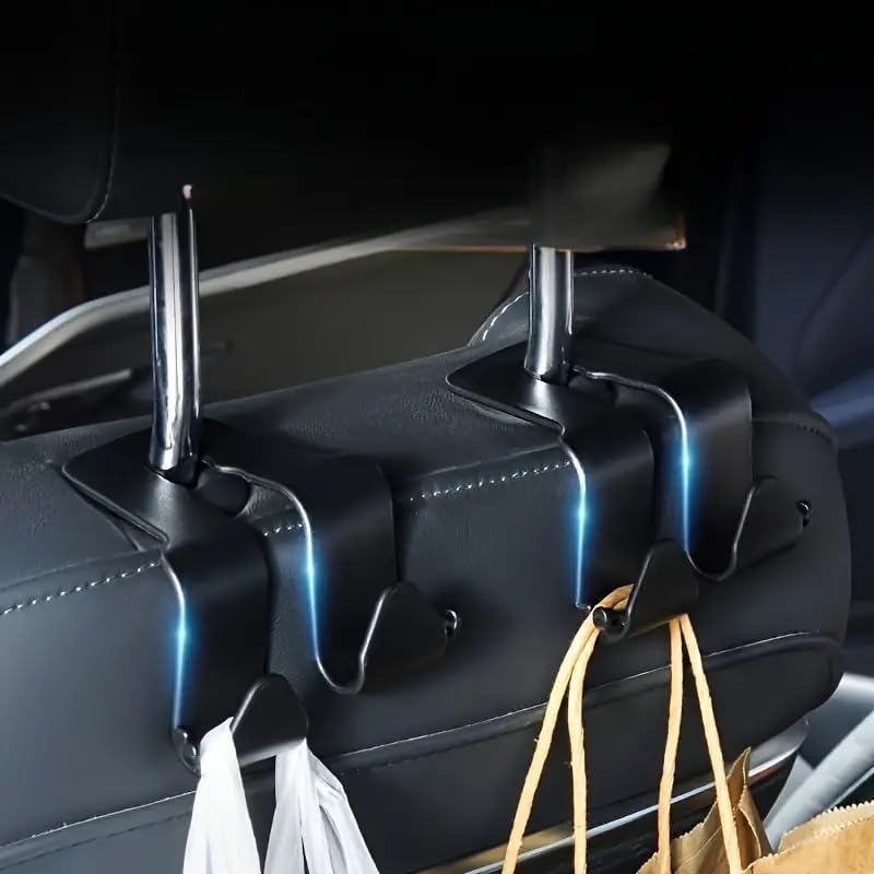 2pcs Multi - Functional Hook Set for Most Vehicles General Motors Seat Backrest, Basic