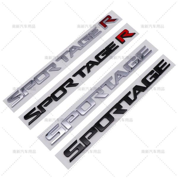 1× 3D ABS SPORTAGER Bilemblem Auto Badge Bakre Truck Namnskylt klistermärken