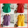 Cotton Linen Casual Dress With Pique Stitch For Summer Leisure Wear For Middleaged Women