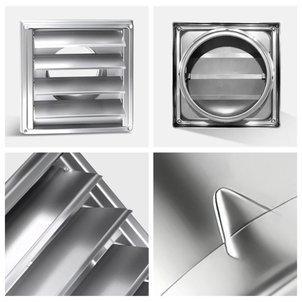 Square Air Vent Duct Grill 100/125/150mm Fan Outlet Vent Systems Extractor Vent