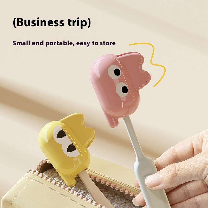 1/3 buc Suport portabil pentru periuță de dinți Must-Have Călătorie Capac protector pentru periuță de dinți Formă drăguță de pisică Drumeții Camping Capac pentru periuță de dinți Etui