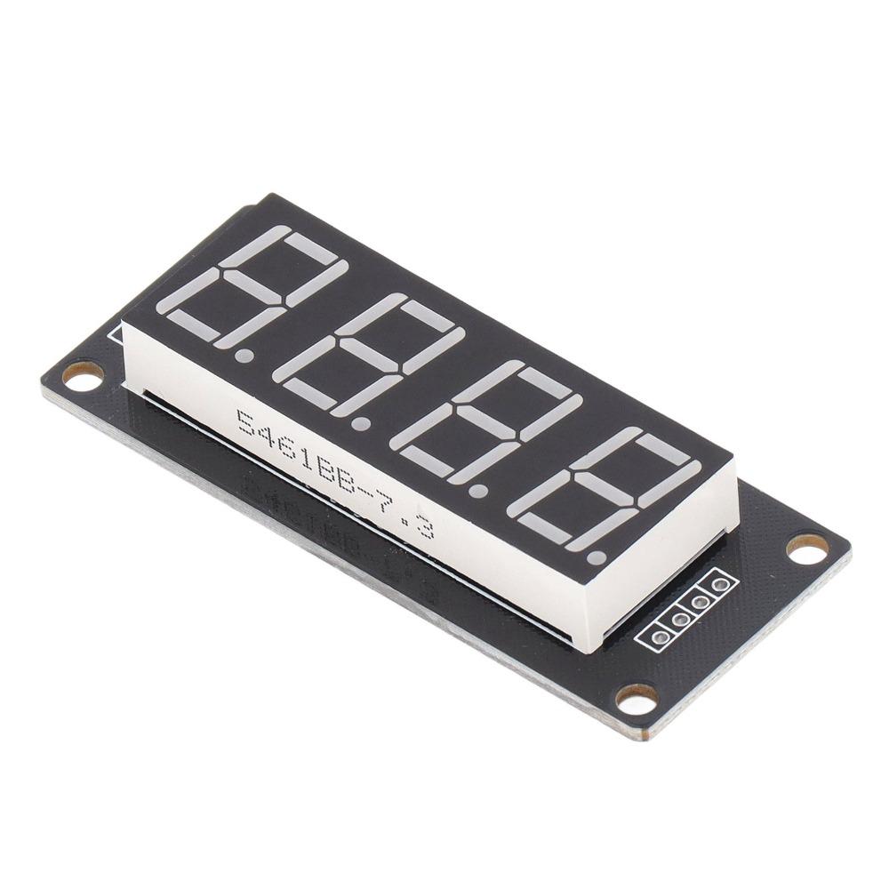 4Pcs 0.56 Inch Digital Tube LED Display 4 Bits 7 Segments PCB Clock Module  Clock Projects