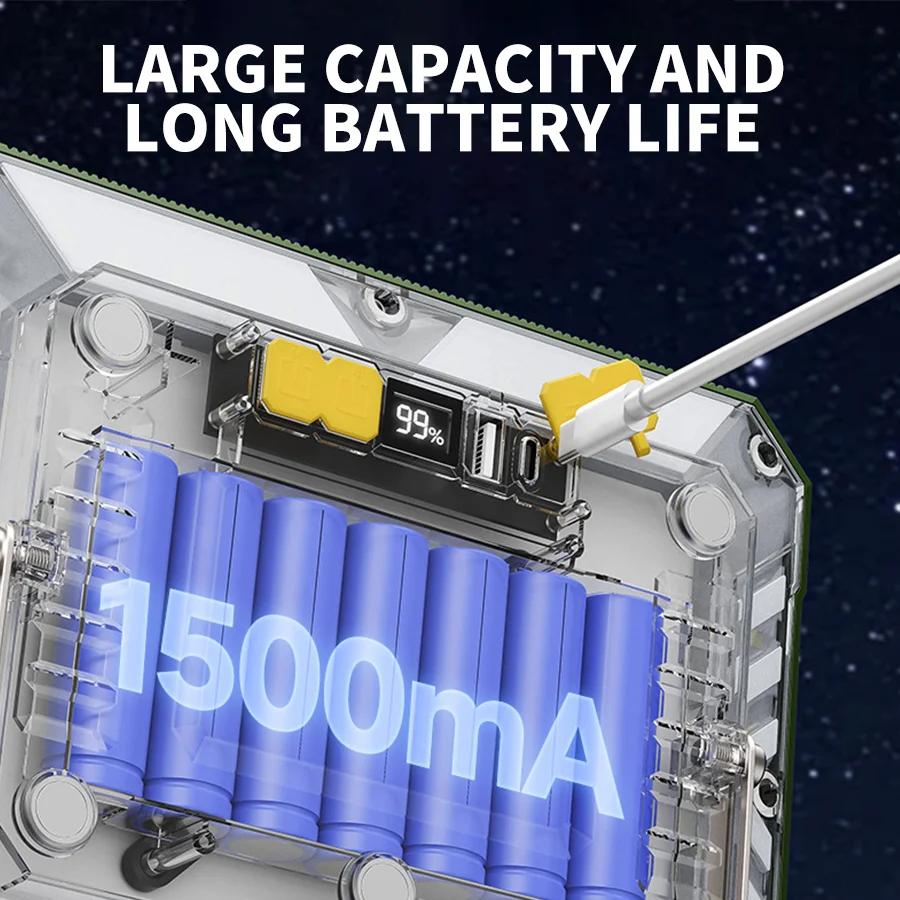 7500MAH Camping Lights LED Rechargeable Magnetic Flashlight Portable Power Source Work Light Maintenance Lamp Outdoor Lantern