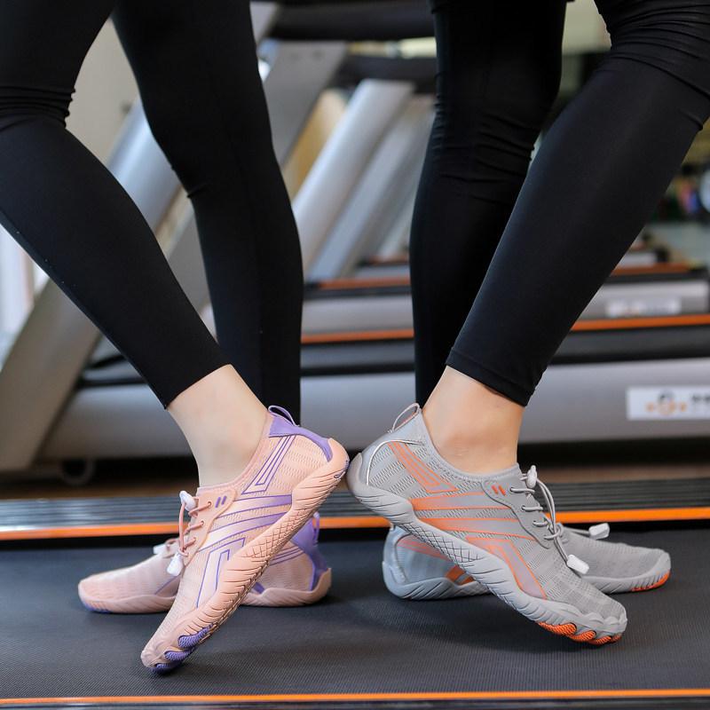 Fitnessschuhe für den Innenbereich Laufband Stoßdämpfung Yoga ******** Seilschuhe Fitnessstudio Training Weichsohlige Sneaker
