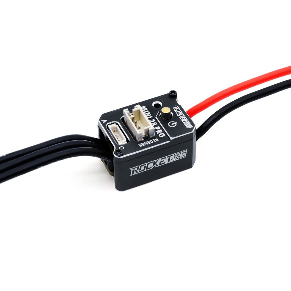 Rocket 1525 Sensored Brushless Motor with Program Card for and Pro Drift Racing RC Cars Mini28 PRO P.D Mini-Z, 1/24, 1/27, 1/28, 1/32, Mini-z MR-03