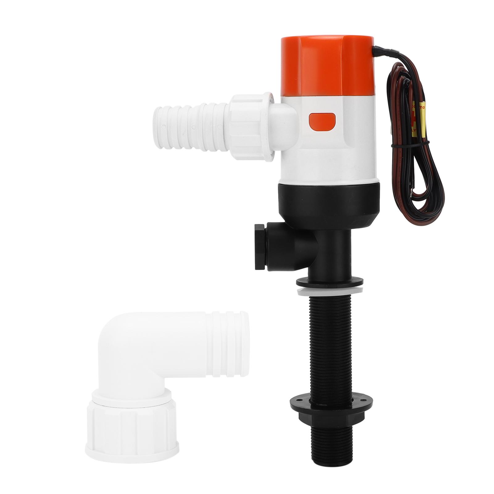 

Fishing Boat Aeration Pump Live Bait Tank Aerator Submersible Cartridge Marine Accessories12V 1100GPH