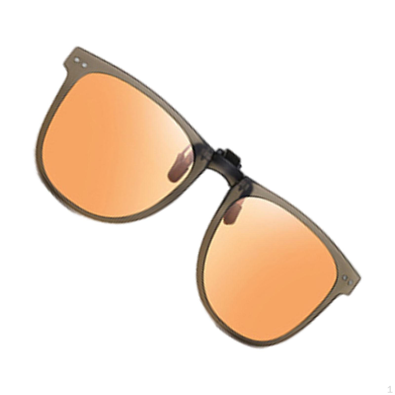 

Солнцезащитные очки-клипсы Аксессуары Наружная насадка с поляризованными линзами для мужчин Champagne