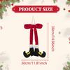 Christmas Elf Legs Hanging Ornaments Creative Home Decor Santa Leg Car Pendant for