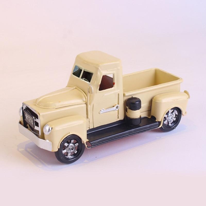 2022 Farmhouse Truck Floral Arrangement Decor Vintage Truck Resin Trucks Planter Antique Rustic Car Desktop Decoration