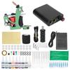 Complete Tattoo Machine Kit Professional Tattoo Kit with Coils Tattoo Machine 9 Ink Needle for