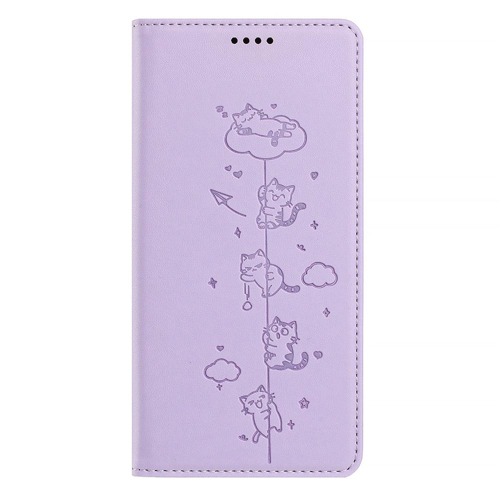 

Cute Cat Leather Flip Wallet Case For Cubot P90 P50 A10 A20 A30 A40 Max 5 X100 Note 60 40 Card Slot RFID Protective Phone Cover iPhone 15